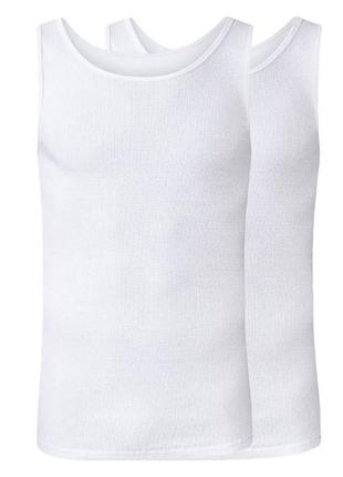 Майки чоловічі в «рубчик» (2 шт)