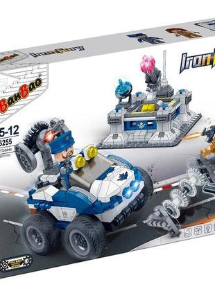 Конструктор "армия" (318 элм.) 2 в 1 оборонная турель - banbao