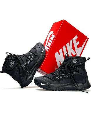 Мужские кроссовки nike acg terra antarktik black white fur