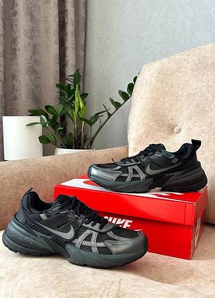 nike blazer v2k run 'black dark smoke grey'