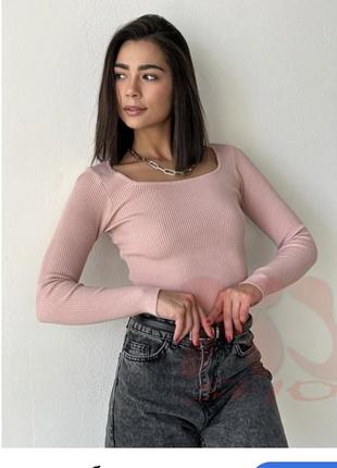 Женская кофта с квадратным вырезом  топ boux avenue