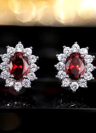 Серебряные женские серьги