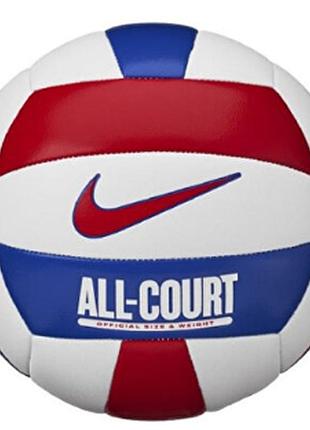 М'яч волейбольний nike all court lite volleyball white size 5
