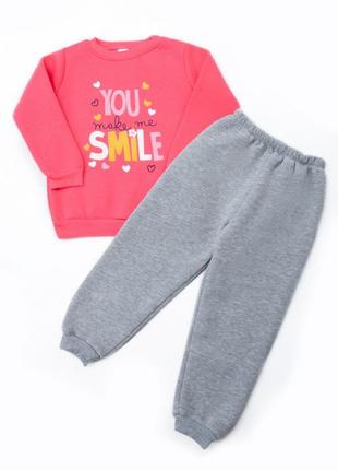 Костюм теплый для девочек 44258