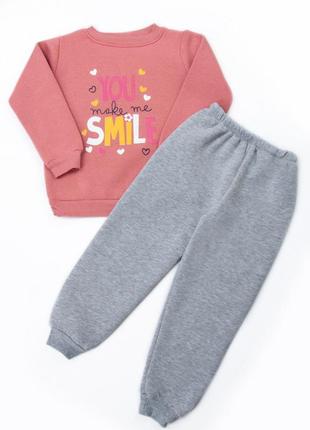 Костюм теплий для дівчаток 44258