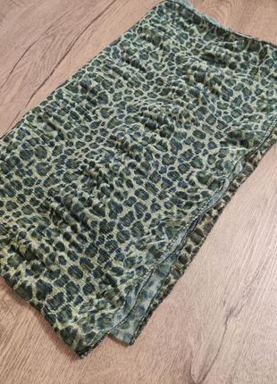 Шарф з леопардовим 🐆принтом