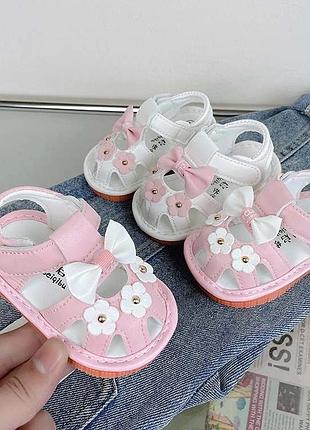 Красивые босоножки для самых маленьких девочек (36)