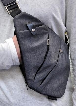Сумка тактична cross body месенджер із тканини