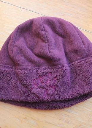 Шапка флис jack wolfskin koala cap wild berry warm winter hat
