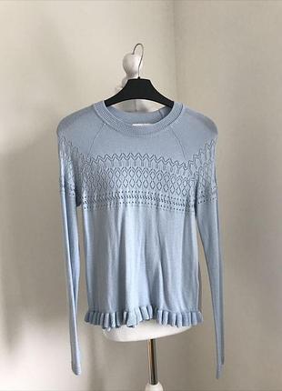 Кофта свитер хорошенькая стильная размер xs натуральная ткань