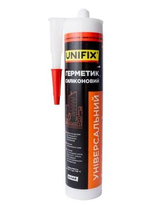 Герметик силиконовый unifix - 280 мл универсальный белый