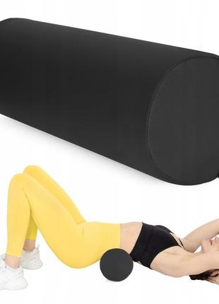 Валик для реабилитации и массажа 4fizjo 60 x 20 см black (p-5905973402972)