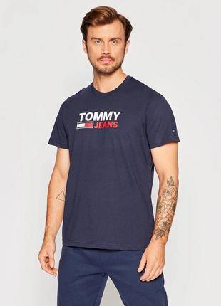 Футболка tommy jeans logo corp