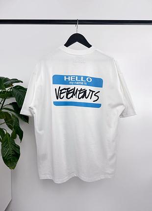 Футболка vetements ветеменс