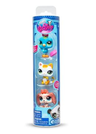 Ігровий набір "настрій міста" littlest pet shop 00551 аксесуари та 3 фігурки