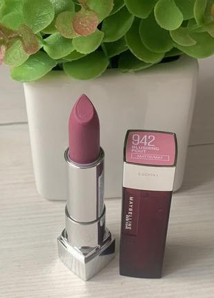 Помада maybelline color sensational тон 942