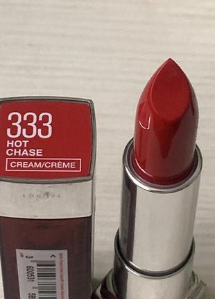 Помада maybelline color sensational тон 333 красная