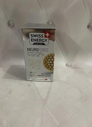 Вітаміни в капсулах "комплекс вітамін в" swiss energy neuroforce