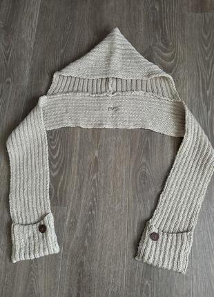 Шарф з капюшоном і кишенями ugg