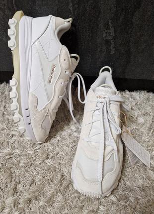 Оригинал. Double reebok cardi b classic leather casual shoes h00686 нат.кожа/ нат.замша р.42eur.