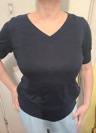 Блузка cos шелк-хлопок.