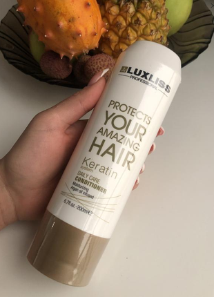 Кондиционер для волос luxliss keratin smoothing daily conditioner 200 мл