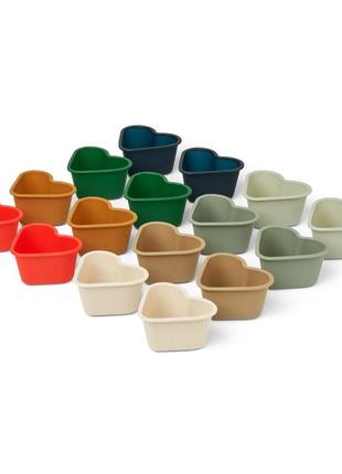 Liewood cup cake tilo силіконові формочки для випічки кексів (16 штук)