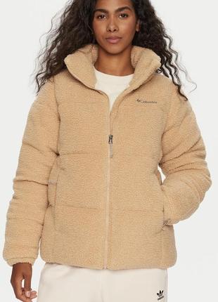 Куртка пуховик columbia пуховик puffecttm sherpa 2089231 бежевый regular fit