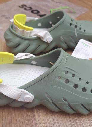 Чоловічі сабо клоги крокс crocs echo clog literide оригінал америка