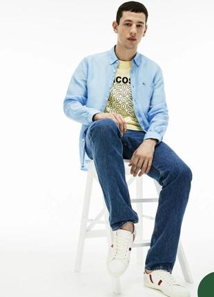 Чоловіча  бавовняна сорочка під льон