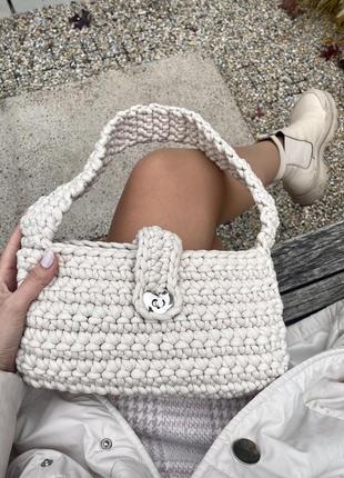 Вʼязана сумочка креативна