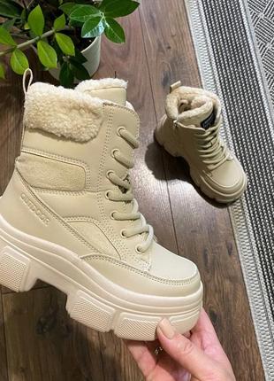 Бомбезные зимние ботинки для девочки