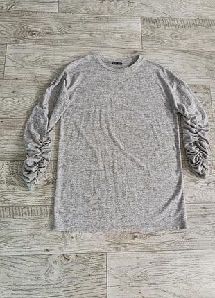 Удлиненная кофта платье