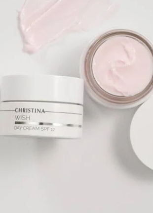 Wish day cream spf-12 christina ⚪денний крем з spf-12 для обличчя