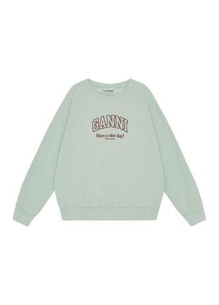 Свитшот ganni оверсайз