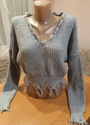 Carisma укорочений рваний светрик