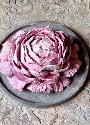 Объемный 3d картина "розовый пион" панно