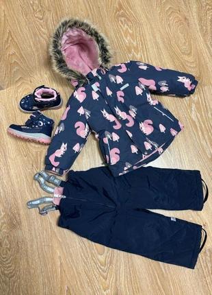 Комбинезон lenne 86+6 термокомбинезон, брюки и куртка