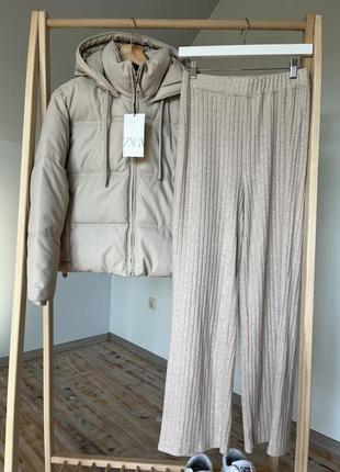 Пуховик zara ска новый