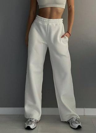 Штани палаццо утеплені