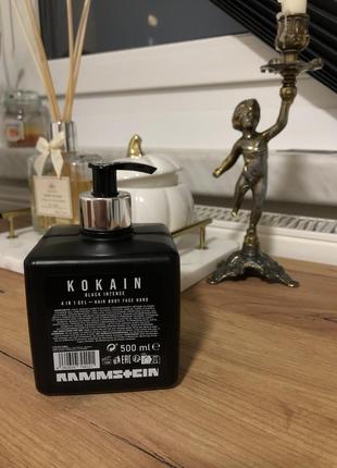 Оригінал!гель для душу rammstein kokain black intense(шампунь,крем, гель)