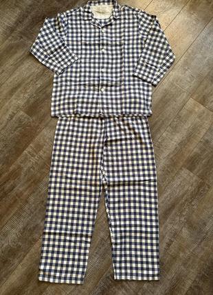 Піжама , 100% бавовна, домашній одяг батал