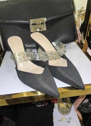 Босоножки мюли туфли zara