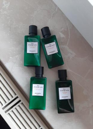 Мини версия молочко для тела и шампунь hermes.оригинал. 40 ml в единицы