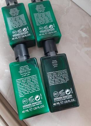 Мини версия молочко для тела и шампунь hermes.оригинал. 40 ml в единицы2 фото