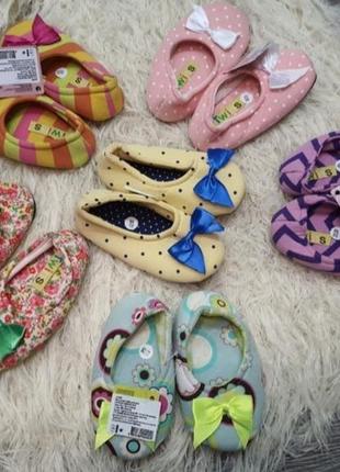 Флисовые тапки, цветные тапочки чешки