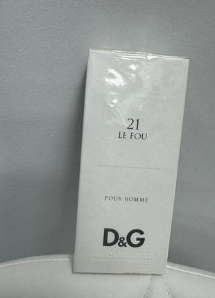Dolce&gabbana d&g anthology le fou 21 туалетна вода 100мл