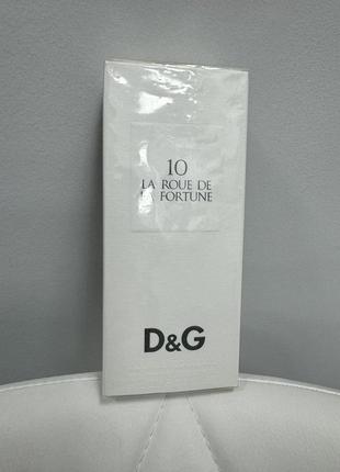 Dolce&gabbana d&g anthology 10 la roue de la fortune туалетна вода 100мл