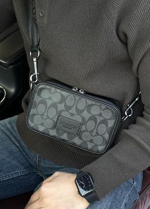 Сумка coach wyatt crossbody bag in signature canvas