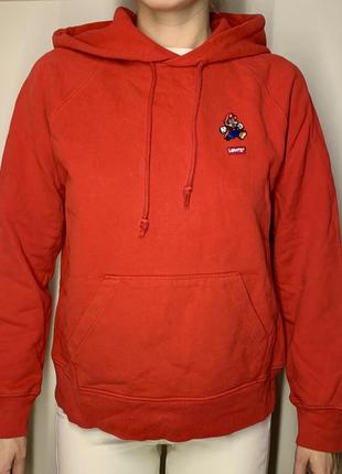 Кофта, худі, колаборація levi’s super mario,